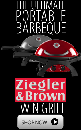 Ziegler and Brown portable BBQ - high power, quality and compact